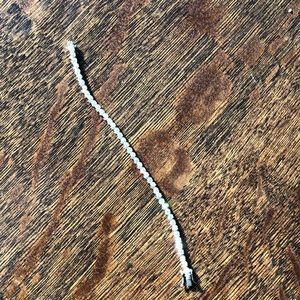 Sterling silver tennis bracelet